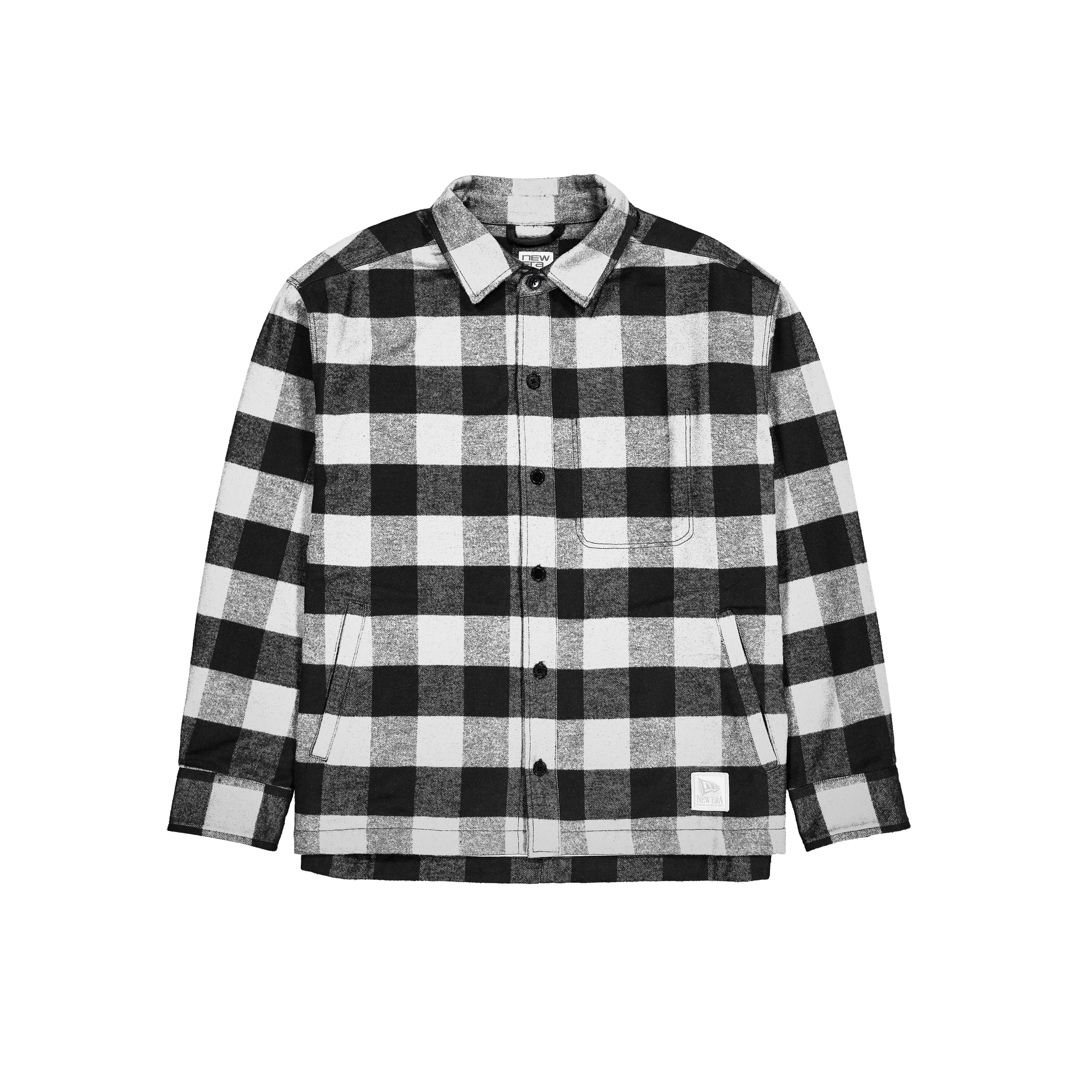 Alternative view of Lumber Plaid College White Shirt Jacket