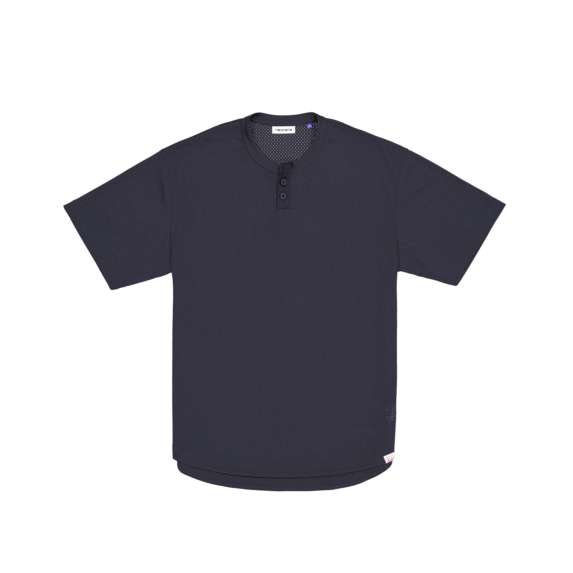 Alternative view of Galvin 2-Button Navy Henley Jersey