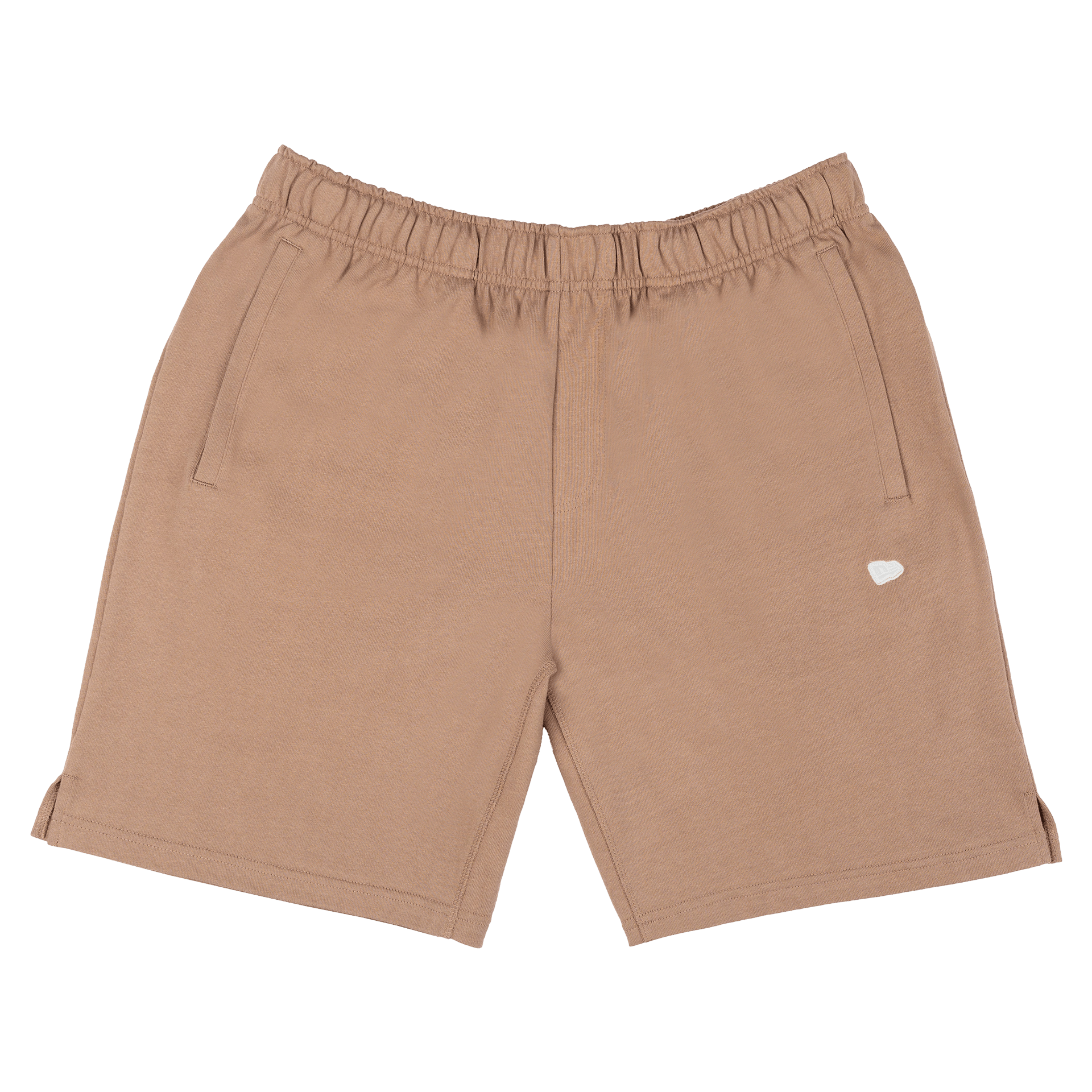 Alternative view of New Era Branded Alden Taupe Gray Sweatshorts