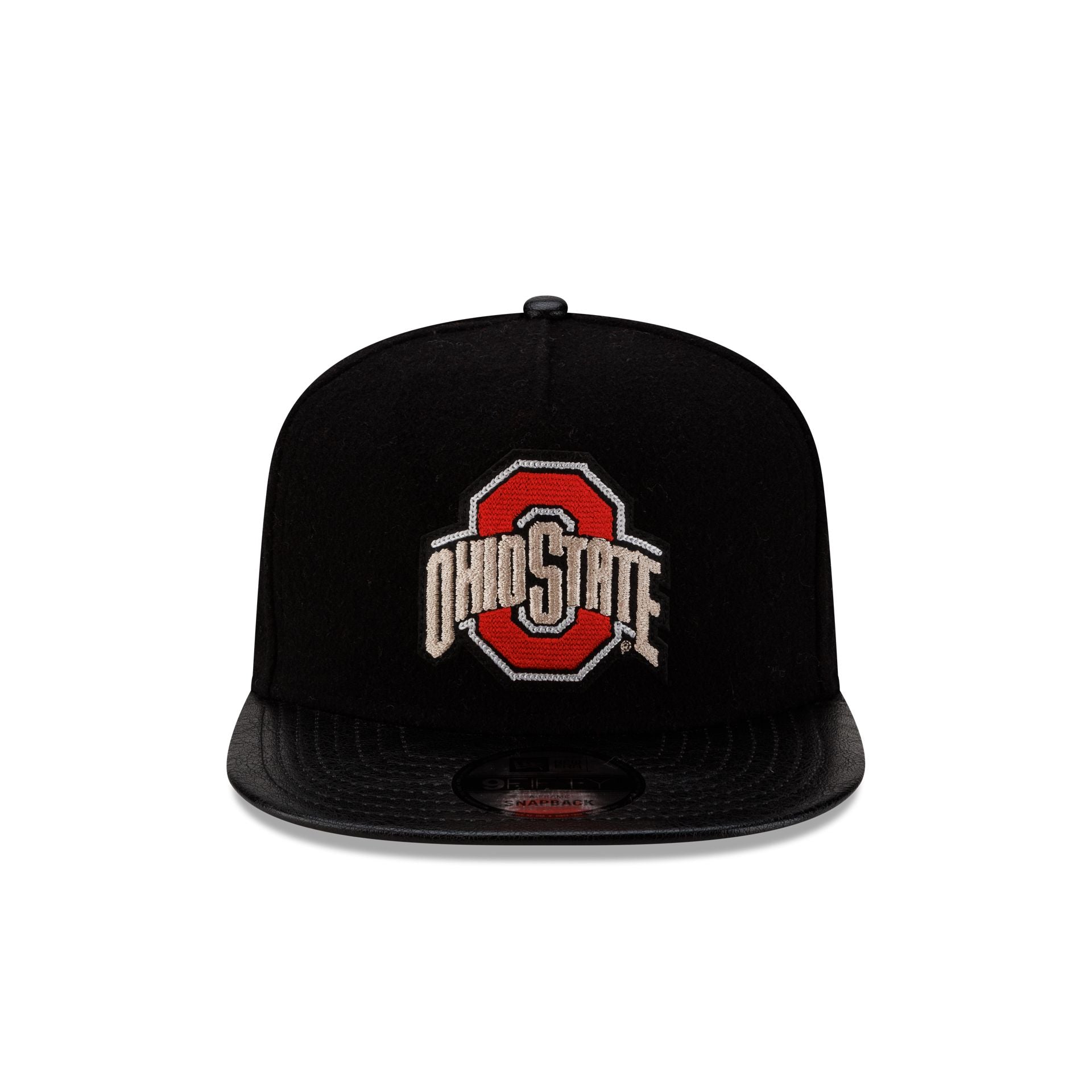 Alternative view of Ohio State Buckeyes Wool Letterman 9Fifty A-Frame Snapback Hat