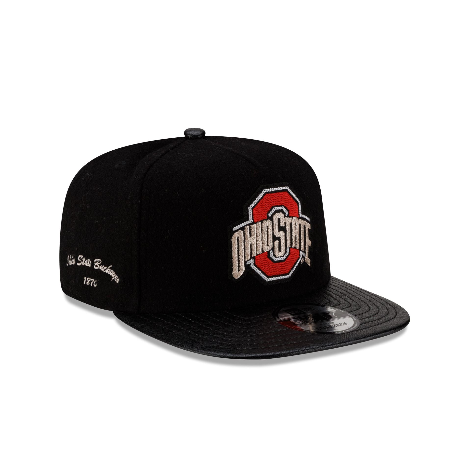 Ohio State Buckeyes Wool Letterman 9Fifty A-Frame Snapback Hat