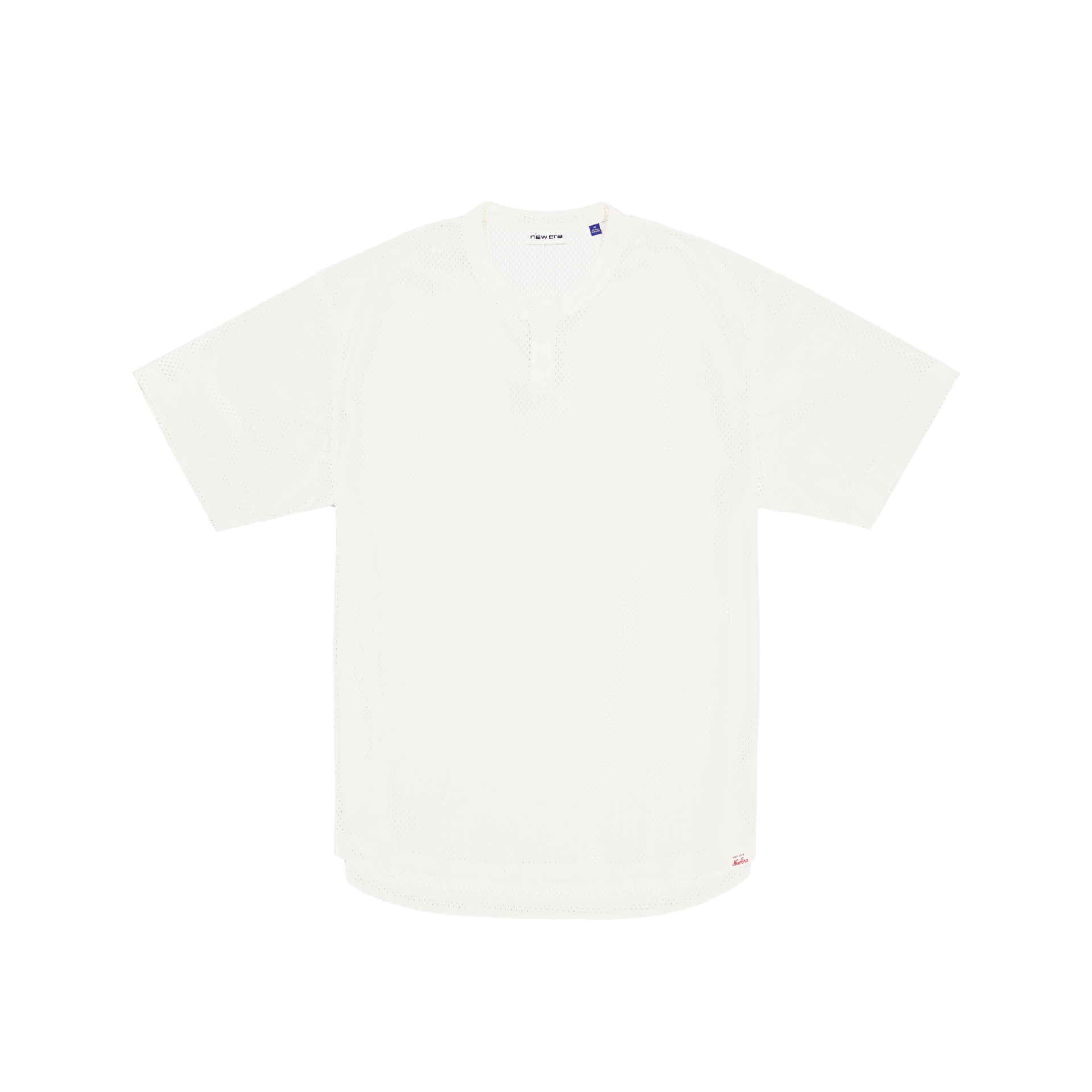 Alternative view of Galvin 2-Button College White Henley Jersey